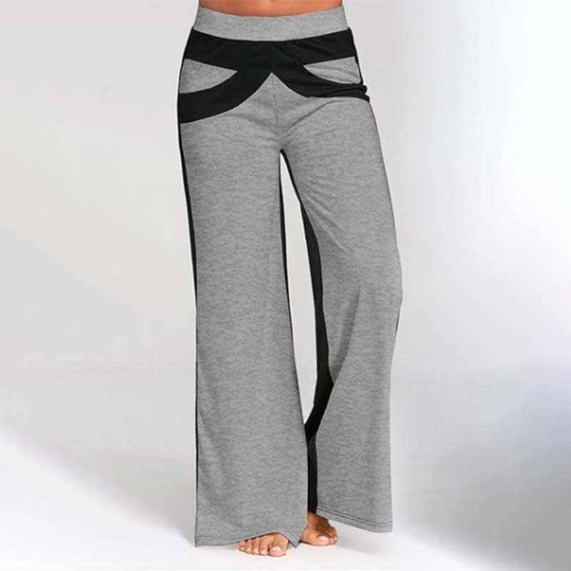 Contrasting Color Patchwork Wide Leg Pant Casual Loose Mid Waist Streetwear Home Trousers Ladies Sport 210604, Blue
Contrasting Color Patchwork Wide Leg Pant Casual Loose Mid Waist Streetwear Home Trousers Ladies Sport 210604, Blue