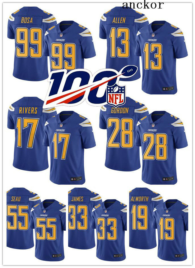 Los Angeles''Chargers''MEN WOMEN YOUTH Melvin Gordon Philip Rivers Limited 100th Jersey Football Rush Vapor Untouchable, White
Los Angeles''Chargers''MEN WOMEN YOUTH Melvin Gordon Philip Rivers Limited 100th Jersey Football Rush Vapor Untouchable, White