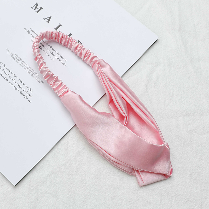 Vintage Velvet Tie dye Hairband For Women Padded Plead Scrunchies Headband Headwear Ladies Hair Accessories 9 colors