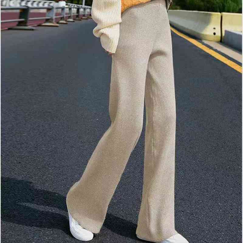 high waist knitted wide leg pants for women big size 3xl casual loose straight pants drawstring elastic sweater trouser, Black;white
high waist knitted wide leg pants for women big size 3xl casual loose straight pants drawstring elastic sweater trouser, Black;white