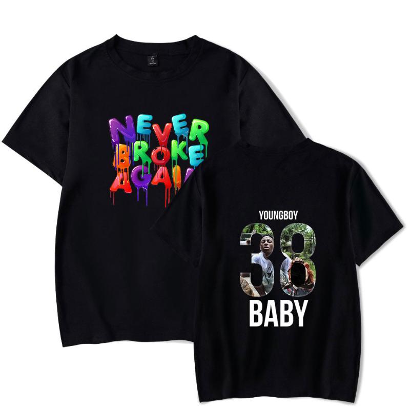 Men's T-Shirts Summer YoungBoy Never Broke Again T Shirt Harajuku Boy/girls Short Sleeves Men/Women/Kids Streetwear T-shirt Cool Graphic Tee, 004
Men's T-Shirts Summer YoungBoy Never Broke Again T Shirt Harajuku Boy/girls Short Sleeves Men/Women/Kids Streetwear T-shirt Cool Graphic Tee, 004