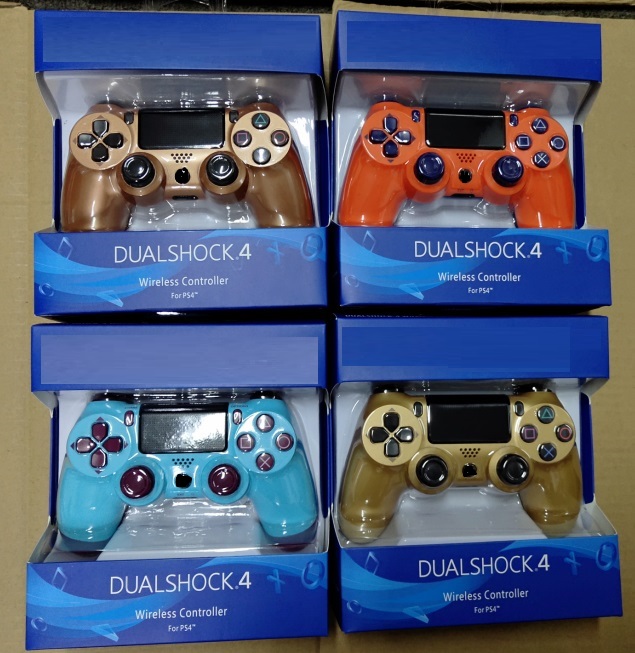 18 Colors Wireless Bluetooth Controller for PS4 Shock Controllers Joystick Gamepad Game Controller With Retail Package ups free 
18 Colors Wireless Bluetooth Controller for PS4 Shock Controllers Joystick Gamepad Game Controller With Retail Package ups free