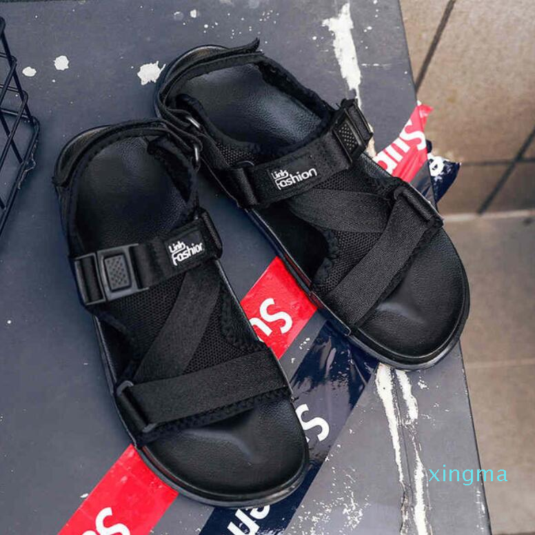 Fashion Man Beach Sandals 2021 Summer Gladiator Men's Outdoor Shoes Roman Men Casual Shoe Flip Flops Large Size 46 slippers Flat
