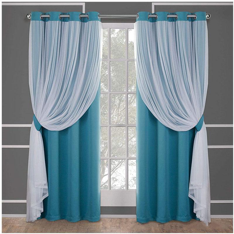 Curtain & Drapes Modern Simple Solid Color Cloth Yarn Double Layer High Shading Princess Lace Curtains Finished For Lving Room Bedroom #4
Curtain & Drapes Modern Simple Solid Color Cloth Yarn Double Layer High Shading Princess Lace Curtains Finished For Lving Room Bedroom #4