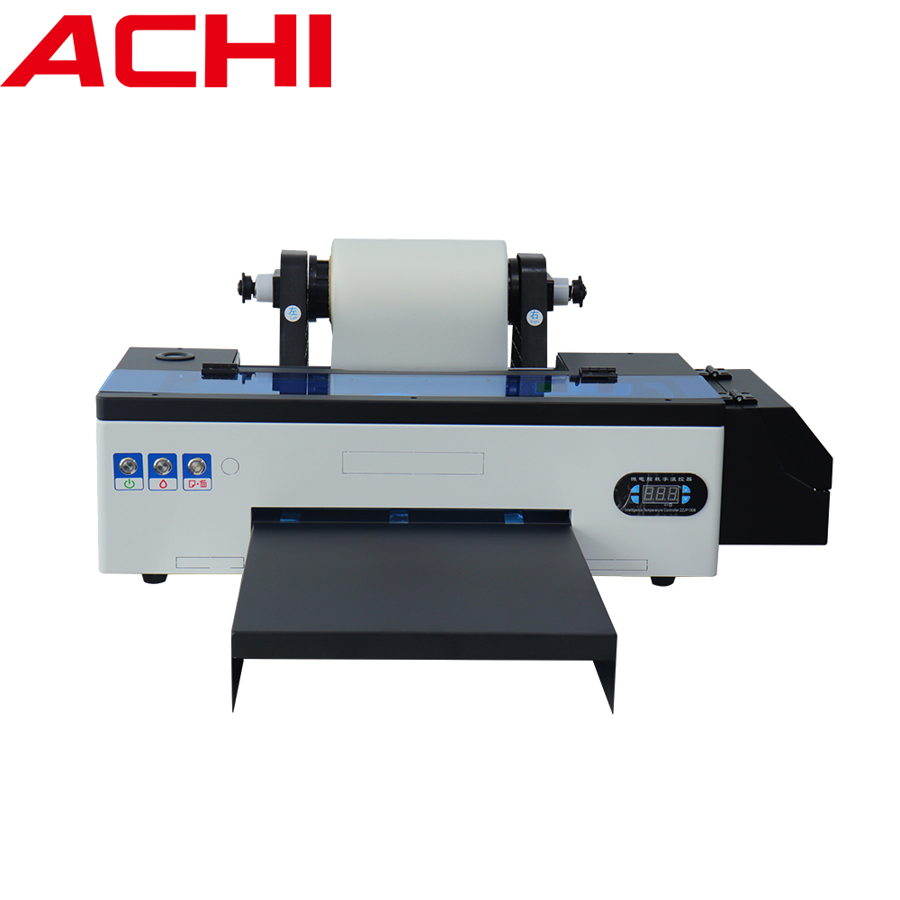 

ACHI DTF A3 Printer ROLL DTF Epson R1390 Print Head Heat Transfer Color Print For T-shirt Hoodies Hat Leather Transfer Film