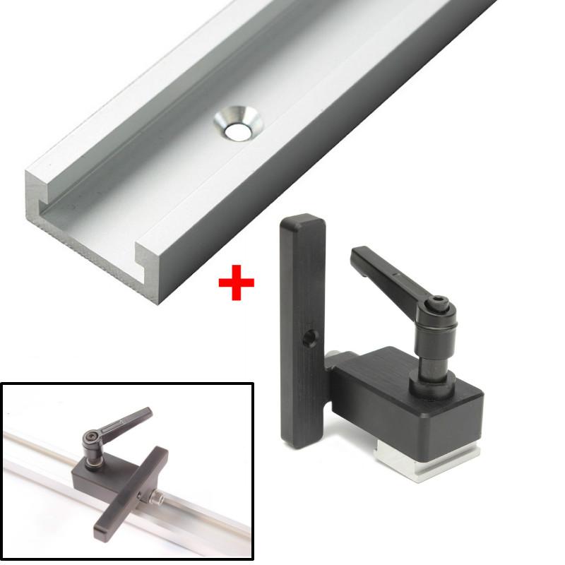 Professional Hand Tool Sets 300-800mm Aluminium Alloy T-Slot T-Track Slot Miter And Track Stop For Woodworking Ruter Table
Professional Hand Tool Sets 300-800mm Aluminium Alloy T-Slot T-Track Slot Miter And Track Stop For Woodworking Ruter Table