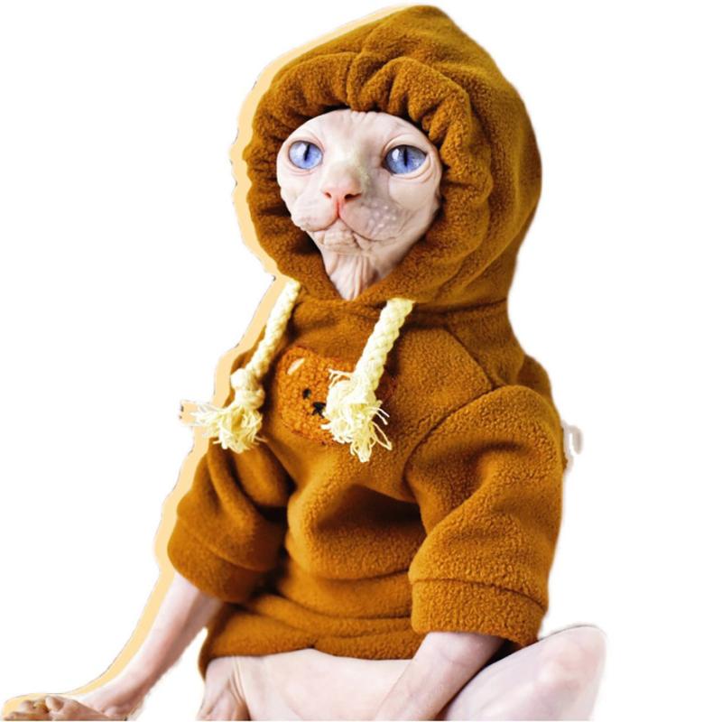 Cat Costumes Winter Thicken Sphinx Clothes Teddy Bear Double-sided Fleece Warm Clothing For Sphints Kitten Sweater Sphynx
Cat Costumes Winter Thicken Sphinx Clothes Teddy Bear Double-sided Fleece Warm Clothing For Sphints Kitten Sweater Sphynx