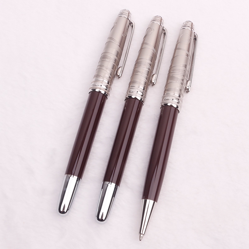 Luxury Meister Petit Prince Writing Roller Ballpoint pen Fountain pens Brown and Silver Pilot Carving Cap office schooh suppines with Serial Number, As picture show
Luxury Meister Petit Prince Writing Roller Ballpoint pen Fountain pens Brown and Silver Pilot Carving Cap office schooh suppines with Serial Number, As picture show