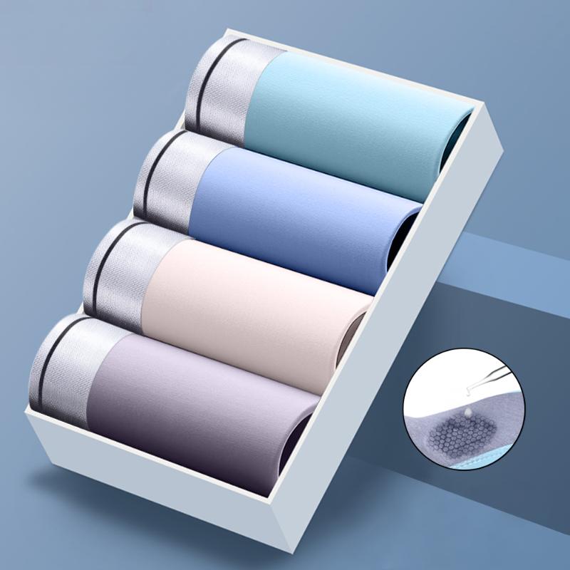 Underpants Men's Panties Underwear Men Boxer Ice Silk Breathable Comfortable Soft Boxershorts Long Male M-4XL, 3pcs 3-11
Underpants Men's Panties Underwear Men Boxer Ice Silk Breathable Comfortable Soft Boxershorts Long Male M-4XL, 3pcs 3-11