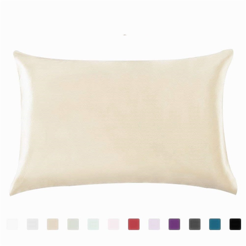 20*26inch Silk Satin Pillowcase 12 Colors Ice Silk Skin-friendly Pillowslip Zipper Cover Double Face Envelope Bedding Pillow Case 437 V2, As picture
20*26inch Silk Satin Pillowcase 12 Colors Ice Silk Skin-friendly Pillowslip Zipper Cover Double Face Envelope Bedding Pillow Case 437 V2, As picture