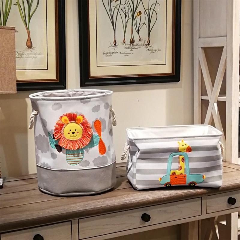 Cute Cartoon Canvas Lion Giraffe Storage Basket Child Folding Laundry Dirty Clothes Organizer & Organization
Cute Cartoon Canvas Lion Giraffe Storage Basket Child Folding Laundry Dirty Clothes Organizer & Organization