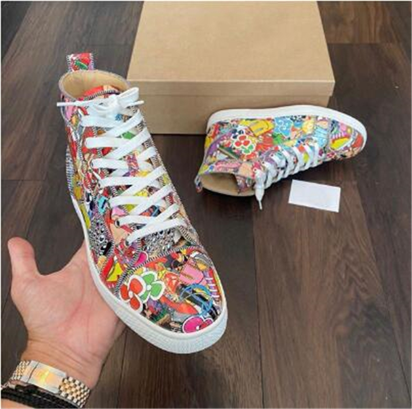Cheap Originals Super Loubi Print Leather High Top Men's Red Bottom Sneakers Couple Men Outdoor Casual Comfort Party Dress Walking Shoes EU3, Black
Cheap Originals Super Loubi Print Leather High Top Men's Red Bottom Sneakers Couple Men Outdoor Casual Comfort Party Dress Walking Shoes EU3, Black