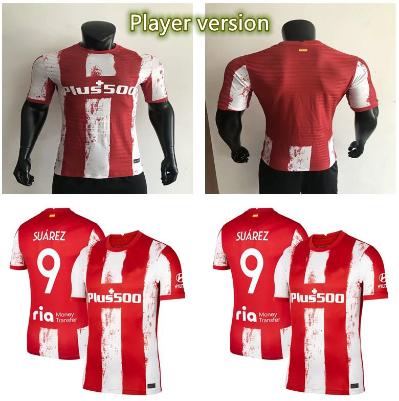 Player version 2021 2022 Madrid Soccer Jerseys Atletico JOAO FELIX M.LLORENTE SUAREZ LEMAR CORREA 21 22 home football Tight shirt, Black;yellow
Player version 2021 2022 Madrid Soccer Jerseys Atletico JOAO FELIX M.LLORENTE SUAREZ LEMAR CORREA 21 22 home football Tight shirt, Black;yellow
