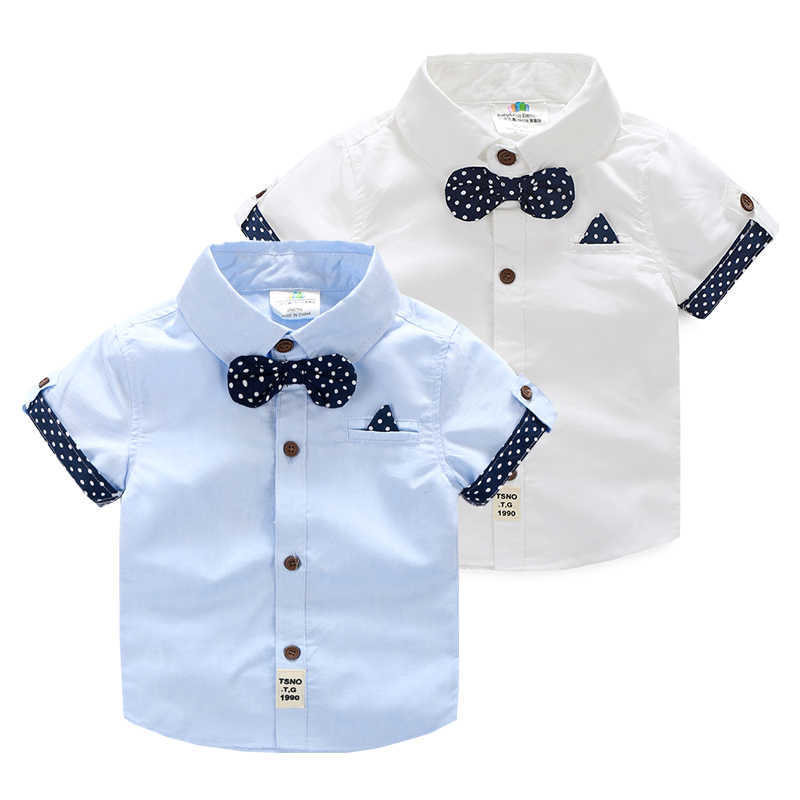 Summer Children'S Birthday Party Clothing Cotton Short Sleeve Polka Dot Patchwork Child Kids Handsome Boy Bow Tie Shirt 210701, Blue
Summer Children'S Birthday Party Clothing Cotton Short Sleeve Polka Dot Patchwork Child Kids Handsome Boy Bow Tie Shirt 210701, Blue