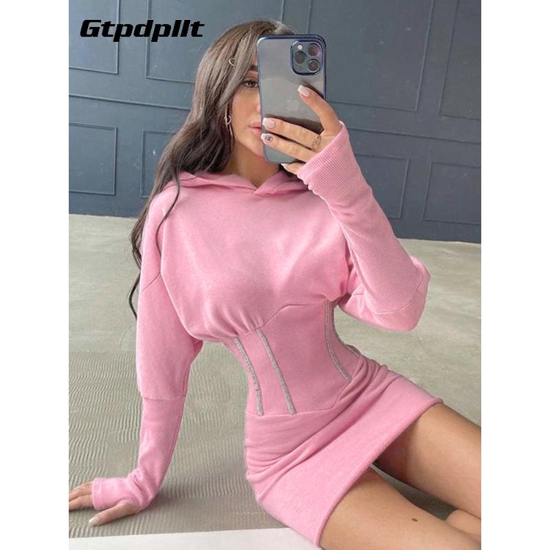 Casual Dresses Gtpdpllt 2021 Autumn Winter Black Hoodie Dress Party Women Long Sleeve Mini Y2K Sexy White Corset Bodycon Elagant Club, Black;gray
Casual Dresses Gtpdpllt 2021 Autumn Winter Black Hoodie Dress Party Women Long Sleeve Mini Y2K Sexy White Corset Bodycon Elagant Club, Black;gray