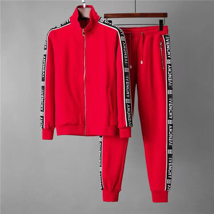 Fashion men's sportswear long-sleeved zipper cardigan + drawstring trousers high quality men's and women's football uniform sportswear suit multicolor, Red
Fashion men's sportswear long-sleeved zipper cardigan + drawstring trousers high quality men's and women's football uniform sportswear suit multicolor, Red