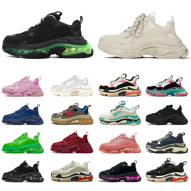 Triple s Mens Womens casual Paris 17fw shoes platform sneakers All Black White Beige Pink Purple Gym luxurys designers chunky sneaker Clear Sole Comfortable, A8 36-40
Triple s Mens Womens casual Paris 17fw shoes platform sneakers All Black White Beige Pink Purple Gym luxurys designers chunky sneaker Clear Sole Comfortable, A8 36-40