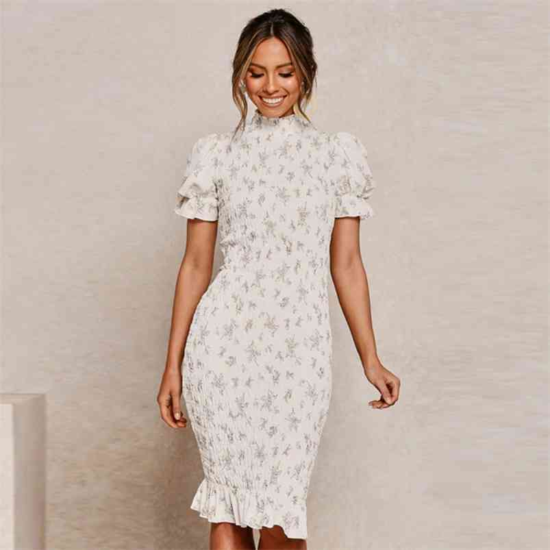 Elegant midi dress autumn winter office lady work women bodycon long female vestidos de fiesta 210427