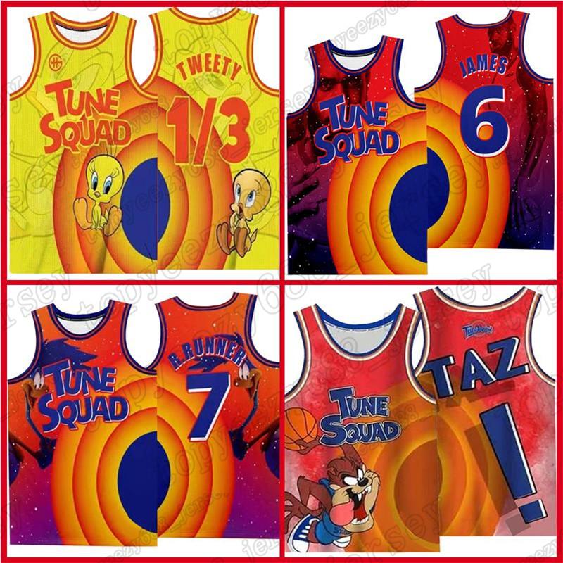 Space Jam Jersey 7 R.RUNNER Movie Tune Squad LeBron 1/3 Tweety 6 James NCAA ! TAZ Basketball 2 D.DUCK 23 Michael 1 Bugs Bunny 10 Lola Bunny, Black;red
Space Jam Jersey 7 R.RUNNER Movie Tune Squad LeBron 1/3 Tweety 6 James NCAA ! TAZ Basketball 2 D.DUCK 23 Michael 1 Bugs Bunny 10 Lola Bunny, Black;red