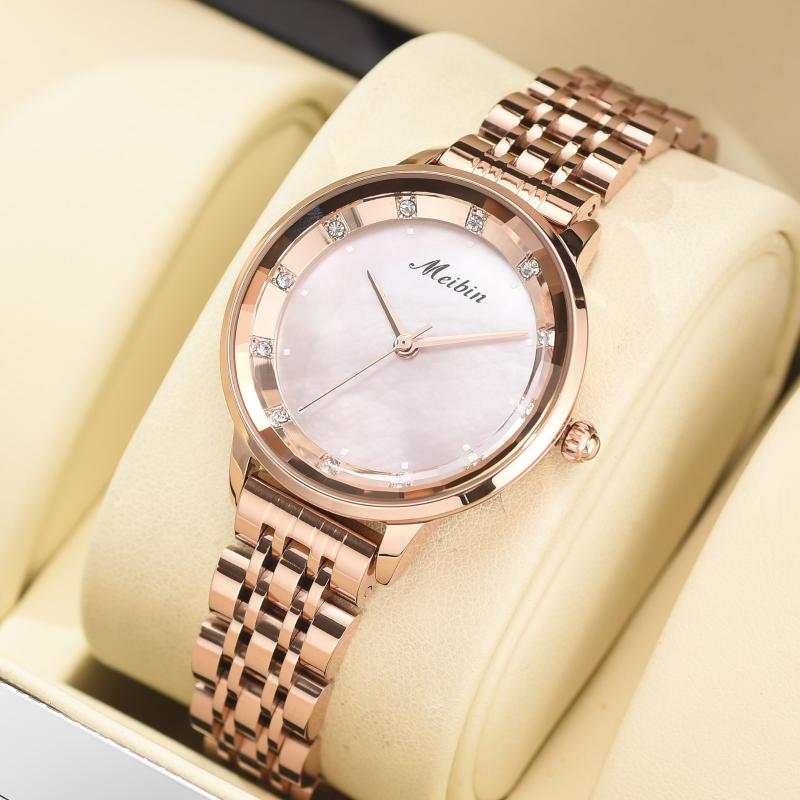Wristwatches Female Ladies Watch Crystal Mirror Stainless Steel Women's Waterproof Fashion Gold Wrist Luxury Designer, Rose gold pink
Wristwatches Female Ladies Watch Crystal Mirror Stainless Steel Women's Waterproof Fashion Gold Wrist Luxury Designer, Rose gold pink