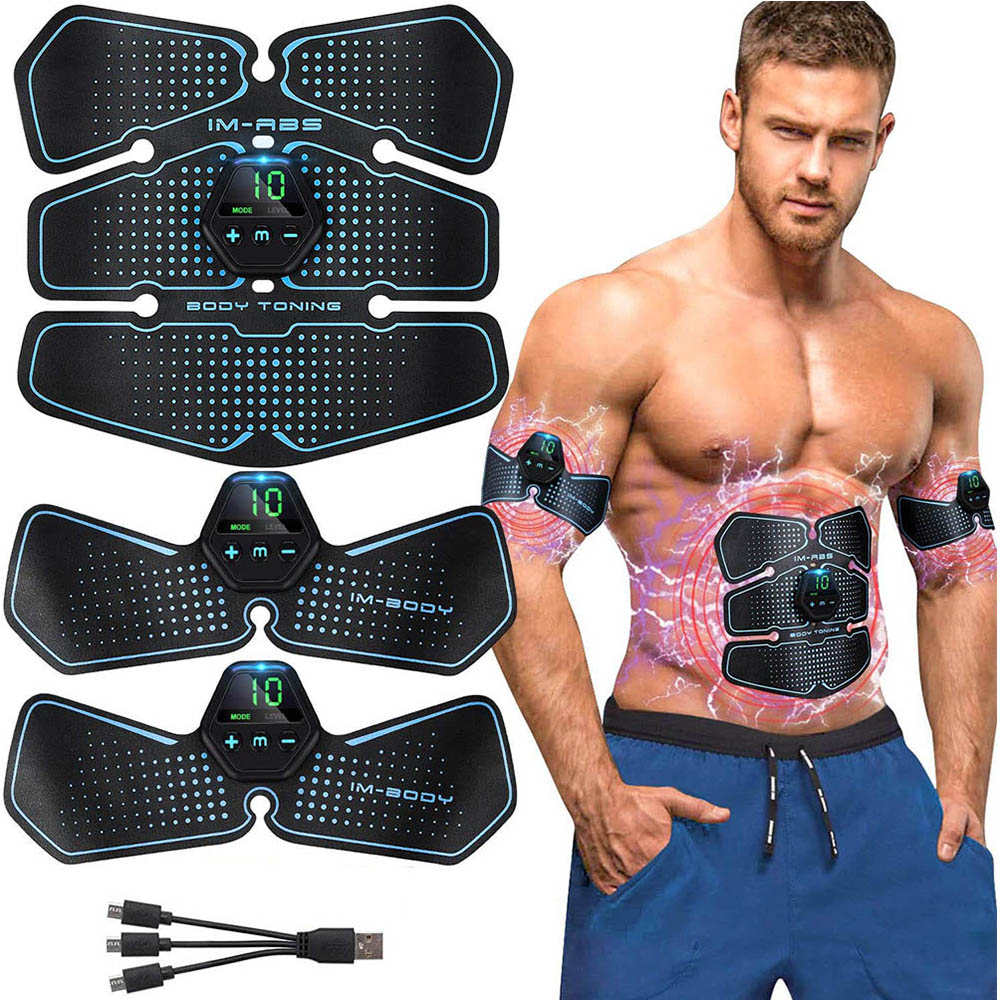 Abdominal Muscle Stimulator with LCD Display for Men/Women EMS Abs Trainer Home Gym Workout Exercise Vibration Fitness Massager
Abdominal Muscle Stimulator with LCD Display for Men/Women EMS Abs Trainer Home Gym Workout Exercise Vibration Fitness Massager
