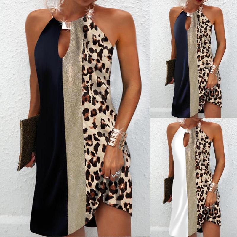 Casual Dresses Summer Personality Patchwork Leopard Print Women Dress Soft Sleeveless Backless Halter Mini Streetwear Evening Party Wear, Black;gray
Casual Dresses Summer Personality Patchwork Leopard Print Women Dress Soft Sleeveless Backless Halter Mini Streetwear Evening Party Wear, Black;gray
