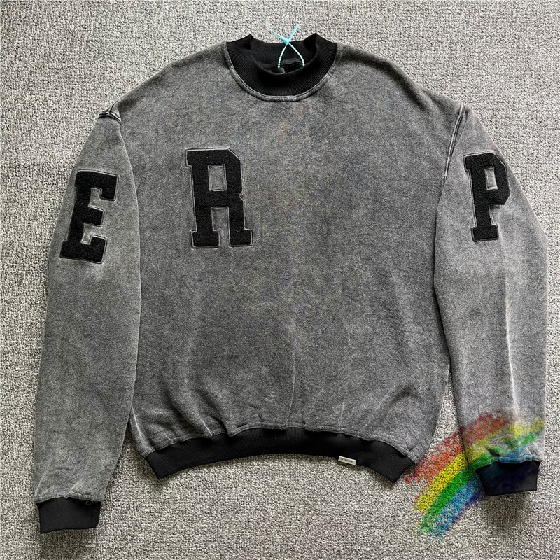 Embroidered Sweatshirts Men Women 1 High-Quality Vintage Washed Grey Hoodie Crewneck
Embroidered Sweatshirts Men Women 1 High-Quality Vintage Washed Grey Hoodie Crewneck