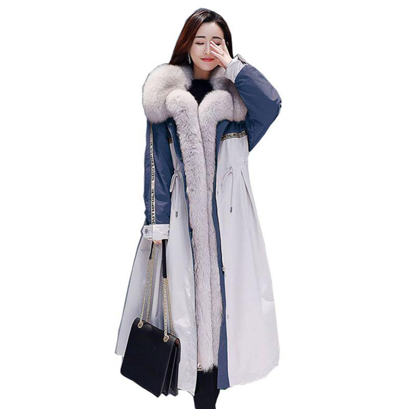 Women' Trench Coats 2021 Women Winter Jacket Style Fashion Fur Collar Thickening Warm Mid-long Overcoat Casual Slim Female Parkas NZYD183A, Orange
Women' Trench Coats 2021 Women Winter Jacket Style Fashion Fur Collar Thickening Warm Mid-long Overcoat Casual Slim Female Parkas NZYD183A, Orange