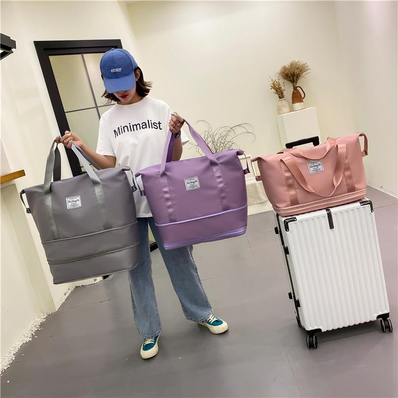 Duffel Bags Dry Wet Separation Exercise Bag Expandable Yoga Fitness Large Capacity Short Distance Travel Waterproof Foldable Duffle, Purple
Duffel Bags Dry Wet Separation Exercise Bag Expandable Yoga Fitness Large Capacity Short Distance Travel Waterproof Foldable Duffle, Purple