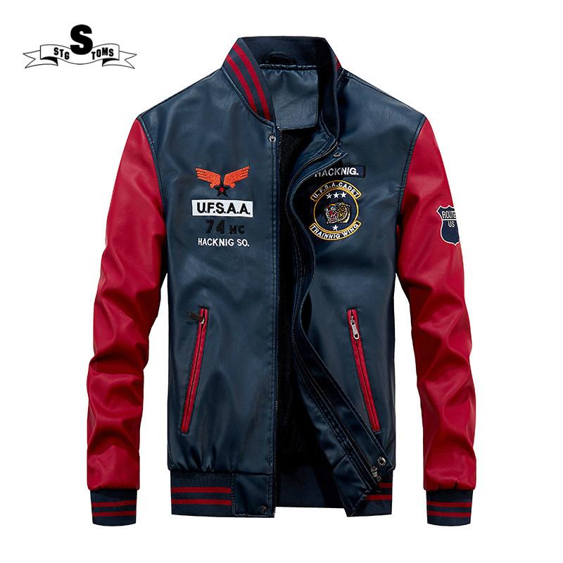 Men's Jackets Embroidery Leather Jacket Men 2022 Brand Clothing Stand Collar Motorcycle Pu Male Plus Size M-3XL Jaqueta Couro, Black;brown
Men's Jackets Embroidery Leather Jacket Men 2022 Brand Clothing Stand Collar Motorcycle Pu Male Plus Size M-3XL Jaqueta Couro, Black;brown