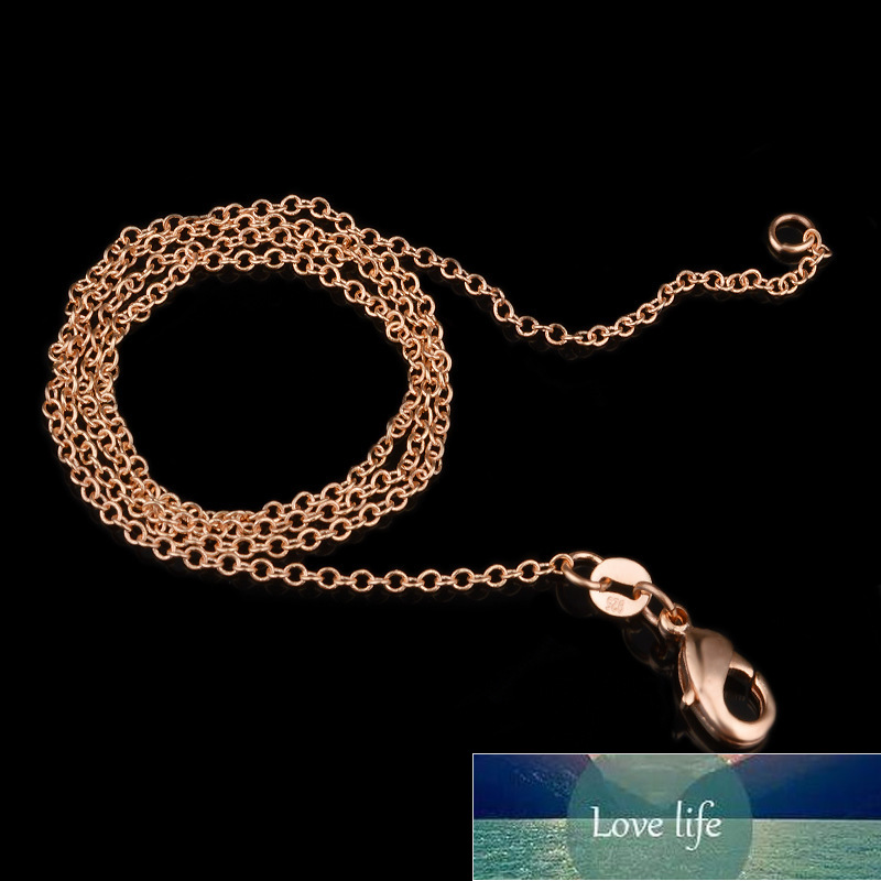 Rose Gold Cross Link Chain Necklace For Women Jewelry Necklaces & Pendants Charm Jewellery Choker Colar 18 20 Inch Pendant Chain Factory price expert design Quality
Rose Gold Cross Link Chain Necklace For Women Jewelry Necklaces & Pendants Charm Jewellery Choker Colar 18 20 Inch Pendant Chain Factory price expert design Quality
