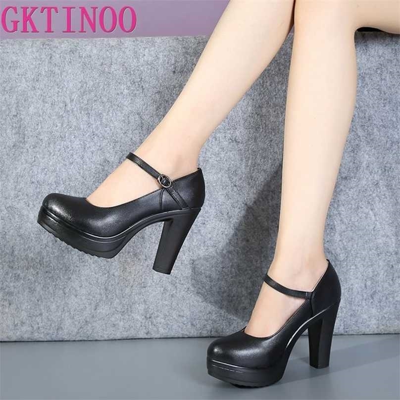 GKTINOO Genuine Leather shoe Round Toe Pumps Sapato feminino High Heels Fashion Black Work Shoe Plus Size 33-43 211029, 10cm
GKTINOO Genuine Leather shoe Round Toe Pumps Sapato feminino High Heels Fashion Black Work Shoe Plus Size 33-43 211029, 10cm