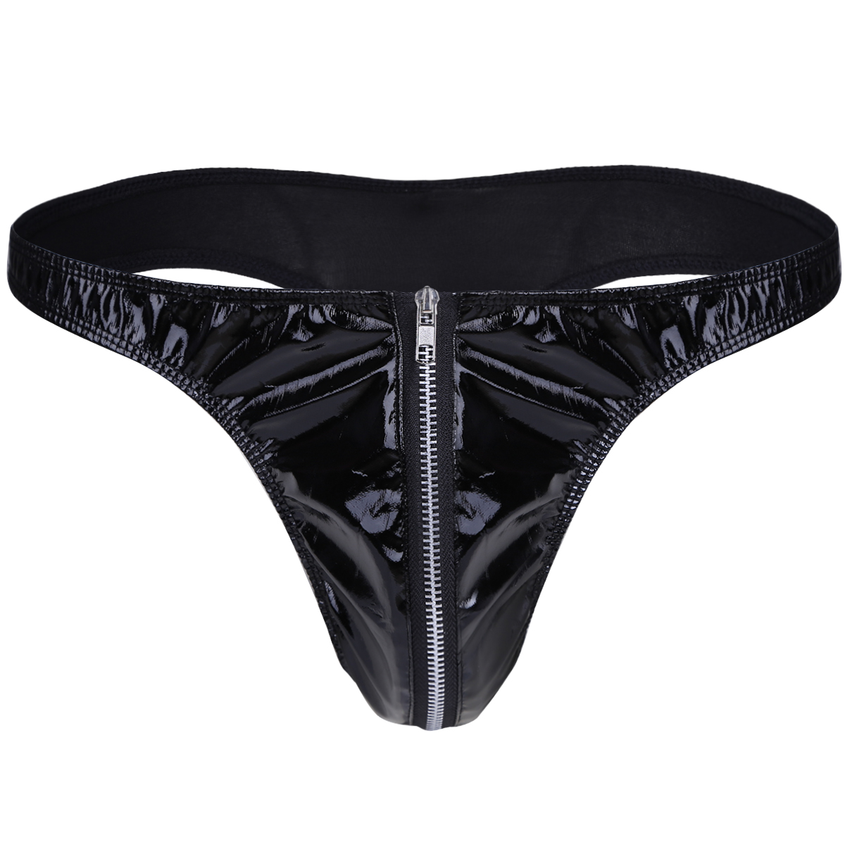 Fashion Male Mens Lingerie Patent Leather Briefs Bikini Underwear Underpants with Front Zipper for Costumes Sexy Thongs Panties
Fashion Male Mens Lingerie Patent Leather Briefs Bikini Underwear Underpants with Front Zipper for Costumes Sexy Thongs Panties