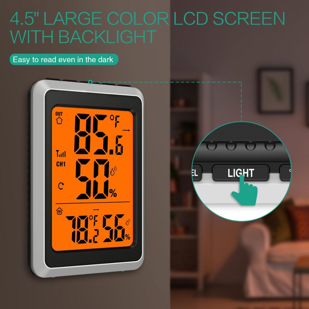 The free indoor digital indoor electronic thermometer wireless hygrometer humidity meter temperature monitor with sensors
