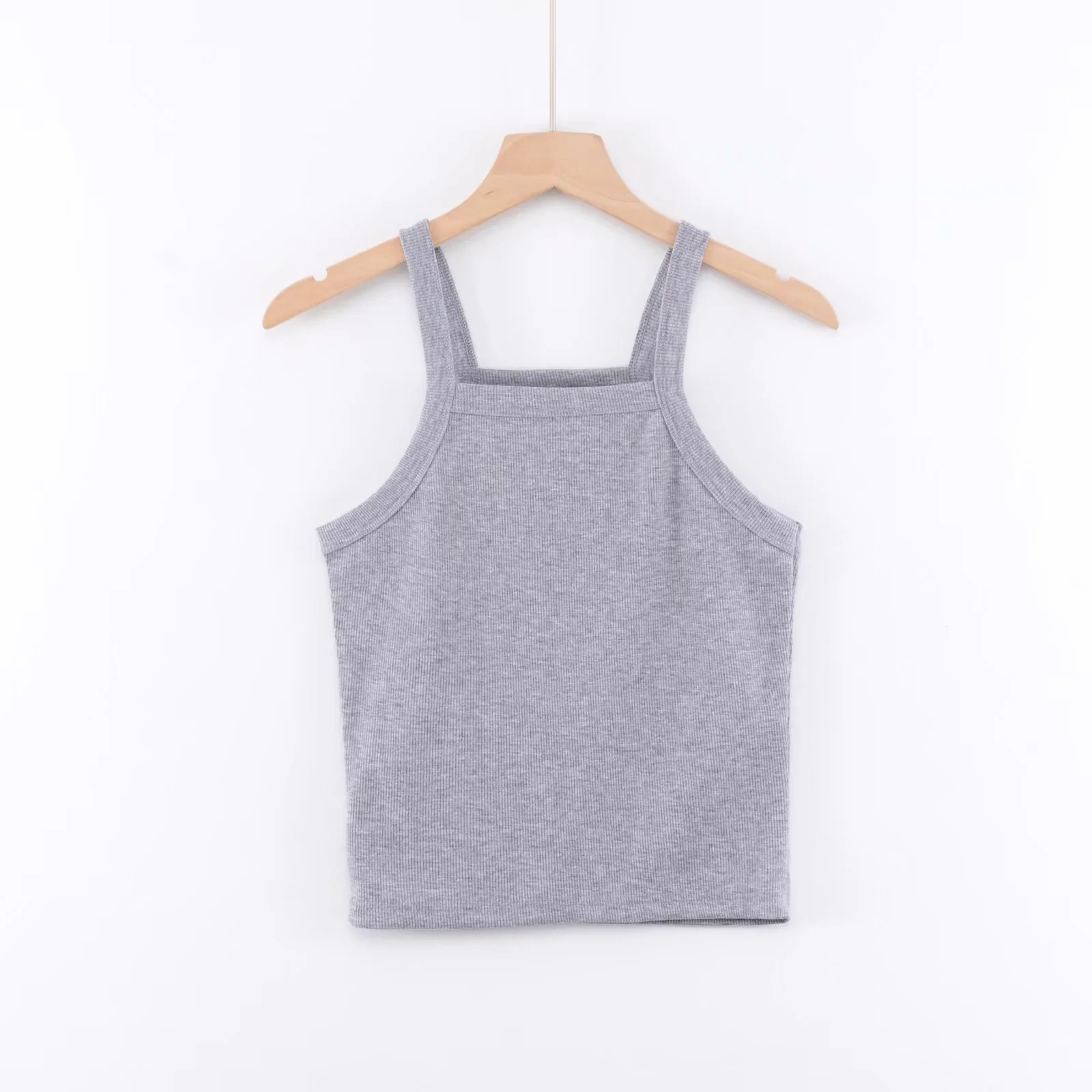 Elegant Summer sexy Ladies tops Slim Crop Narrow Shoulder Vest black women tank top fitness base wear small sling 210508