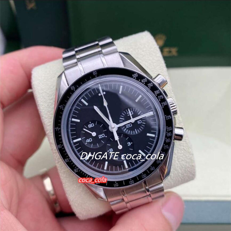 Real Photo OM Factory Watches Men's Professional Automatic Chronograph Black Dial Cal.1863 Manual Mechanical Movement Stainless Steel Bracelet Mens Watch-1
Real Photo OM Factory Watches Men's Professional Automatic Chronograph Black Dial Cal.1863 Manual Mechanical Movement Stainless Steel Bracelet Mens Watch-1