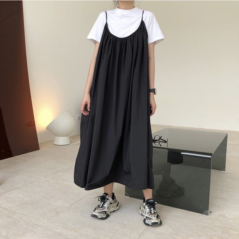 Casual Dresses Summer Sleeveless Women Suspender Thin Shoulder Strap Loose Ball Gown Sporty Elegant Solid Long 2021 WXTE, Black
Casual Dresses Summer Sleeveless Women Suspender Thin Shoulder Strap Loose Ball Gown Sporty Elegant Solid Long 2021 WXTE, Black