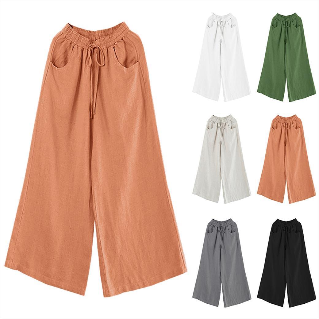 vintage nbsp casual style womens pants cotton linen pocket elastic high waist ankle length harem mopping straight trousers, Black;white
vintage nbsp casual style womens pants cotton linen pocket elastic high waist ankle length harem mopping straight trousers, Black;white