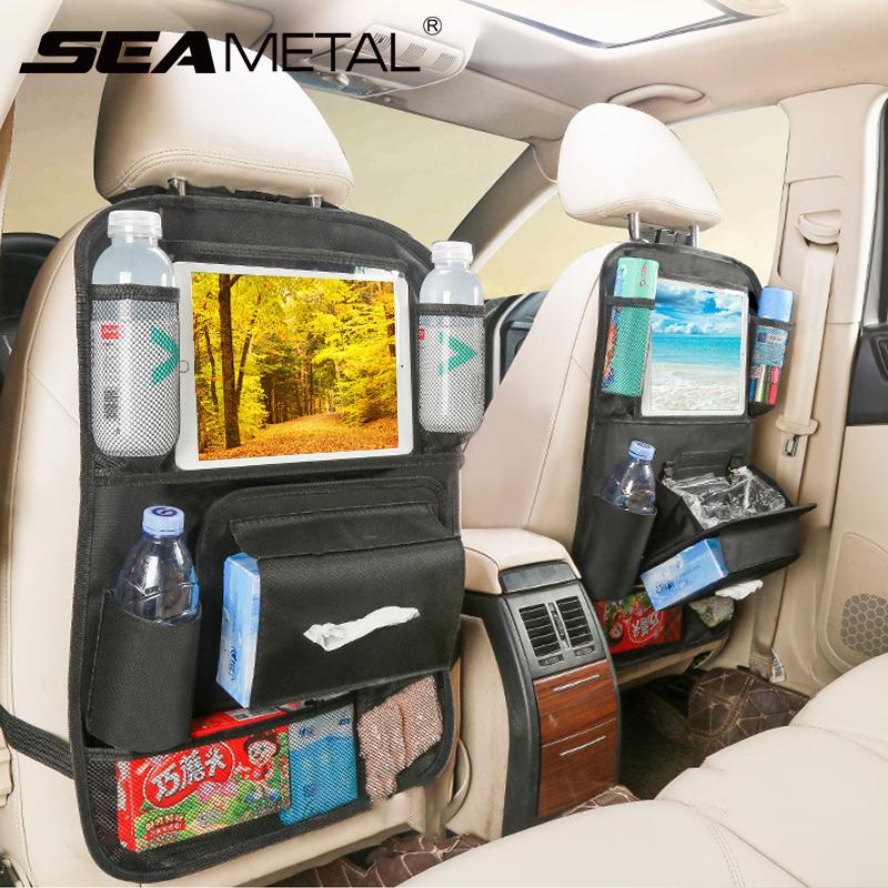 Car Organizer Backseat Storage Bag Multiple Pockets Anti-Kick Pad With Clear Screen Tablet Holder For Drink Snacks Books
Car Organizer Backseat Storage Bag Multiple Pockets Anti-Kick Pad With Clear Screen Tablet Holder For Drink Snacks Books