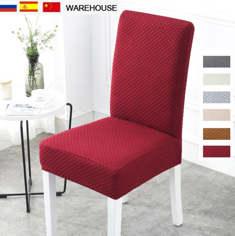 Chair Covers 1/4Pcs Jacquard Plain Dinning Cover Spandex Elastic Slipcover Case For Dining Room Kitchen Wedding Banquet El
Chair Covers 1/4Pcs Jacquard Plain Dinning Cover Spandex Elastic Slipcover Case For Dining Room Kitchen Wedding Banquet El