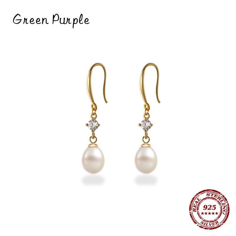 Dangle & Chandelier Green Purple S925 Sterling Silver Elegant Fashion Natural Pearl Drop Earrings Women Charming Wedding Anniversary Fine Je
Dangle & Chandelier Green Purple S925 Sterling Silver Elegant Fashion Natural Pearl Drop Earrings Women Charming Wedding Anniversary Fine Je