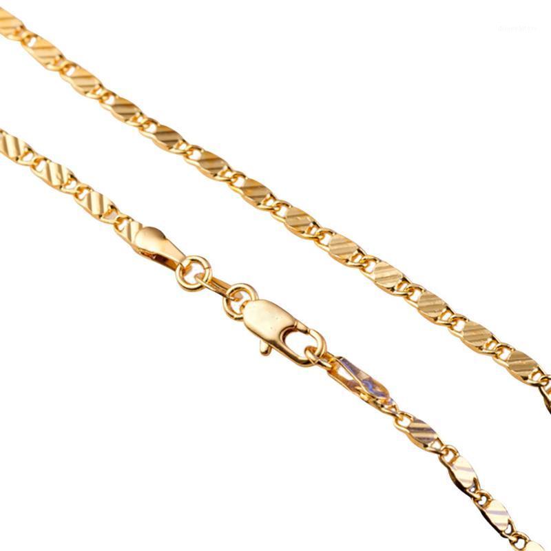 Chains 2021 European Fashion Luxury Men Women Solid 18k Gold Chain Necklace Bracelet Bride Wedding Engagement Fine Jewelry
Chains 2021 European Fashion Luxury Men Women Solid 18k Gold Chain Necklace Bracelet Bride Wedding Engagement Fine Jewelry
