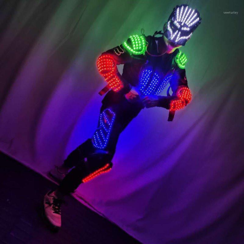 Party Decoration P46 Dj Club Stage Show Led Robot Suit Men Bar Performance Dress Armor Clothes Rave Outfit Colorful Light Wear
Party Decoration P46 Dj Club Stage Show Led Robot Suit Men Bar Performance Dress Armor Clothes Rave Outfit Colorful Light Wear