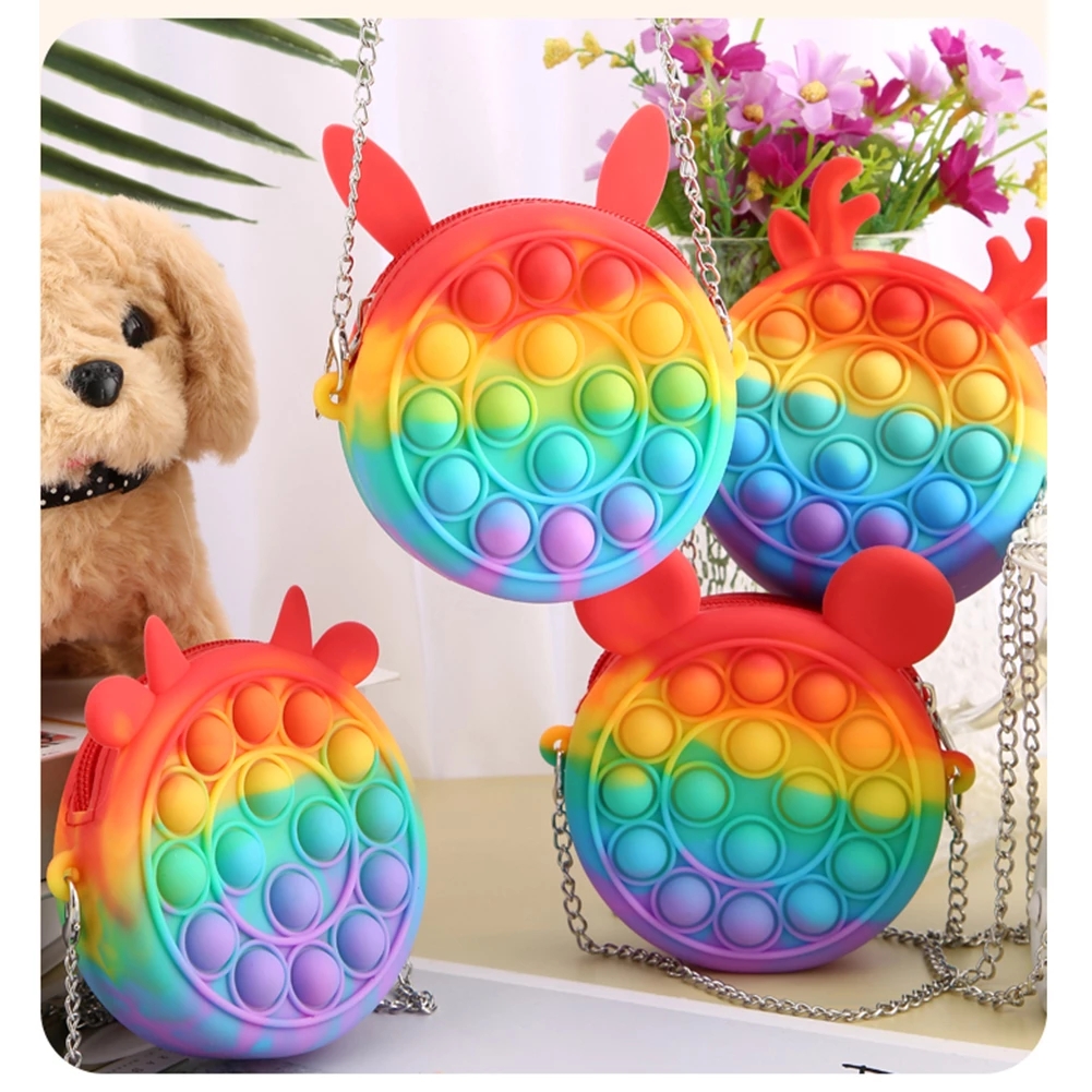 Push Bubble Pendant Bag Adults Decompression Toys Children Anti-Stress Shoulder Bag Stress Relief Kids Coin Purse, Extra fees not product
Push Bubble Pendant Bag Adults Decompression Toys Children Anti-Stress Shoulder Bag Stress Relief Kids Coin Purse, Extra fees not product