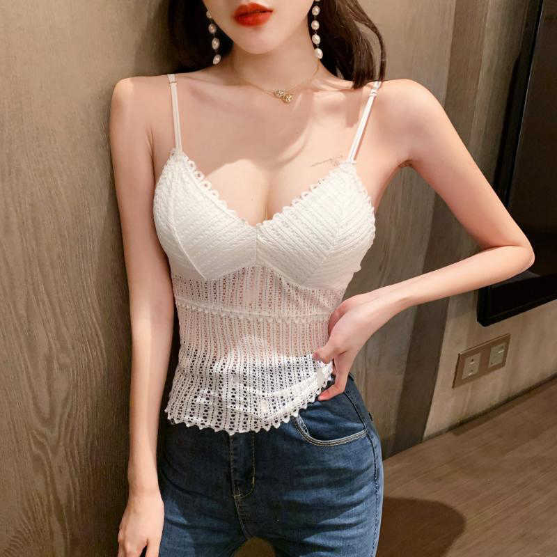 Shintimes Hollow Out Halter Crop Top Women Short Lace Tank Sexy Slim Korean Fashion Clothes Summer s Haut Femme 210615, Black
Shintimes Hollow Out Halter Crop Top Women Short Lace Tank Sexy Slim Korean Fashion Clothes Summer s Haut Femme 210615, Black