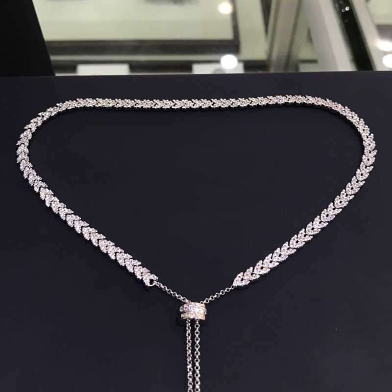 UMGODLY Luxury Brand High Quality White Heart Wheat Ears Necklace Micro Cubic Zirconia Stones Women Fashion Jewelry New Arrival X0707
UMGODLY Luxury Brand High Quality White Heart Wheat Ears Necklace Micro Cubic Zirconia Stones Women Fashion Jewelry New Arrival X0707