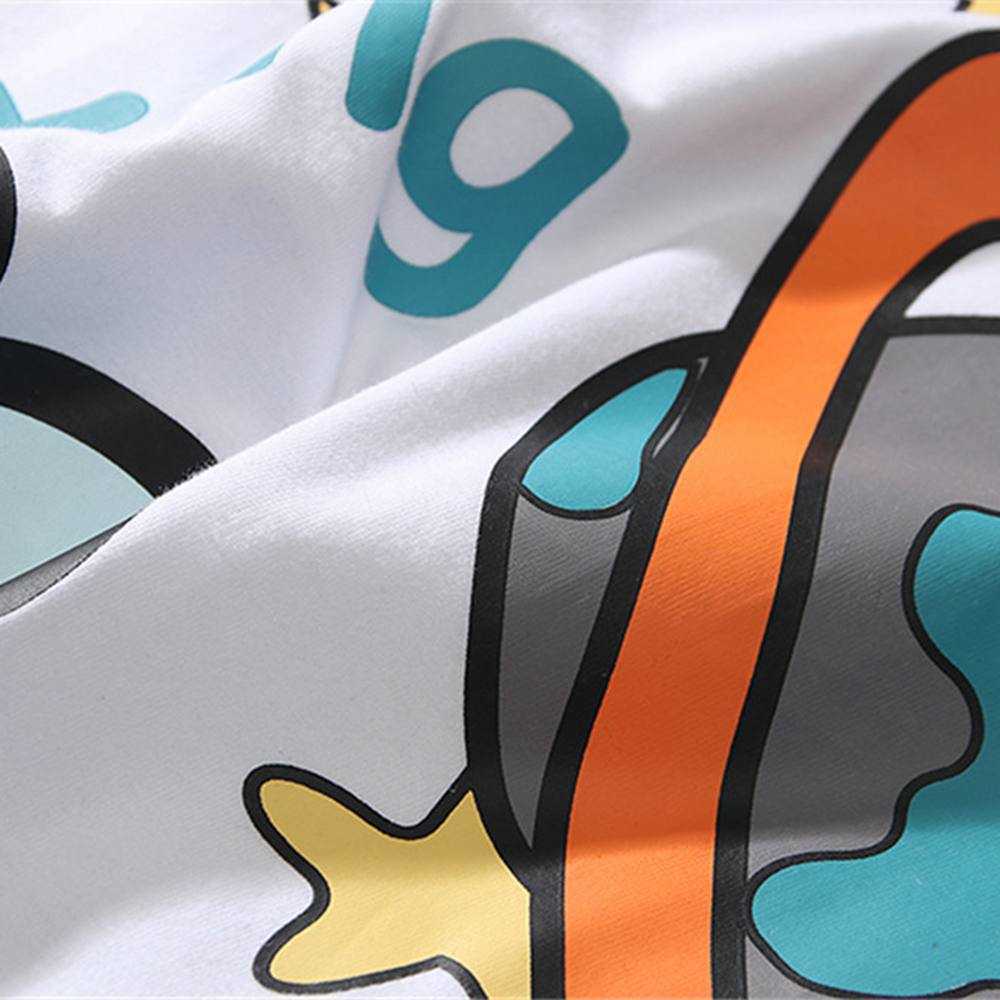 Men's T-shirt Digital Cartoon Print Short Sleeve Tee Hip Hop Oversized Cotton Casual Harajuku Streetwear Top Tshirts Clothing 210601