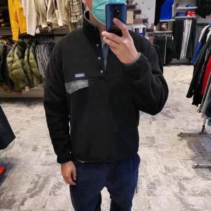 Fashion patagonias Sweatshirts Men Women couple models Loose Casual stand collar pullover fleece lamb cashmere Polar fleece jacket coat swea, Black
Fashion patagonias Sweatshirts Men Women couple models Loose Casual stand collar pullover fleece lamb cashmere Polar fleece jacket coat swea, Black