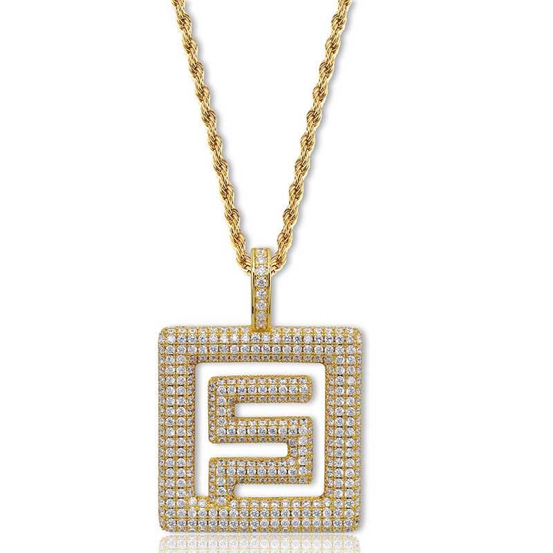 Pendant Necklaces European And American Men's Symbol Tide Brand Solid Inlaid Zircon Necklace
Pendant Necklaces European And American Men's Symbol Tide Brand Solid Inlaid Zircon Necklace