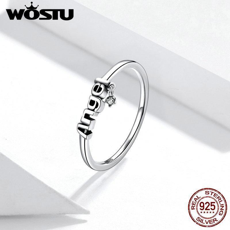 Cluster Rings WOSTU Arrival 100% 925 Sterling Silver Angel Finger Ring For Women Wedding Fine Party Jewelry Gift Anel FIR6961
Cluster Rings WOSTU Arrival 100% 925 Sterling Silver Angel Finger Ring For Women Wedding Fine Party Jewelry Gift Anel FIR6961